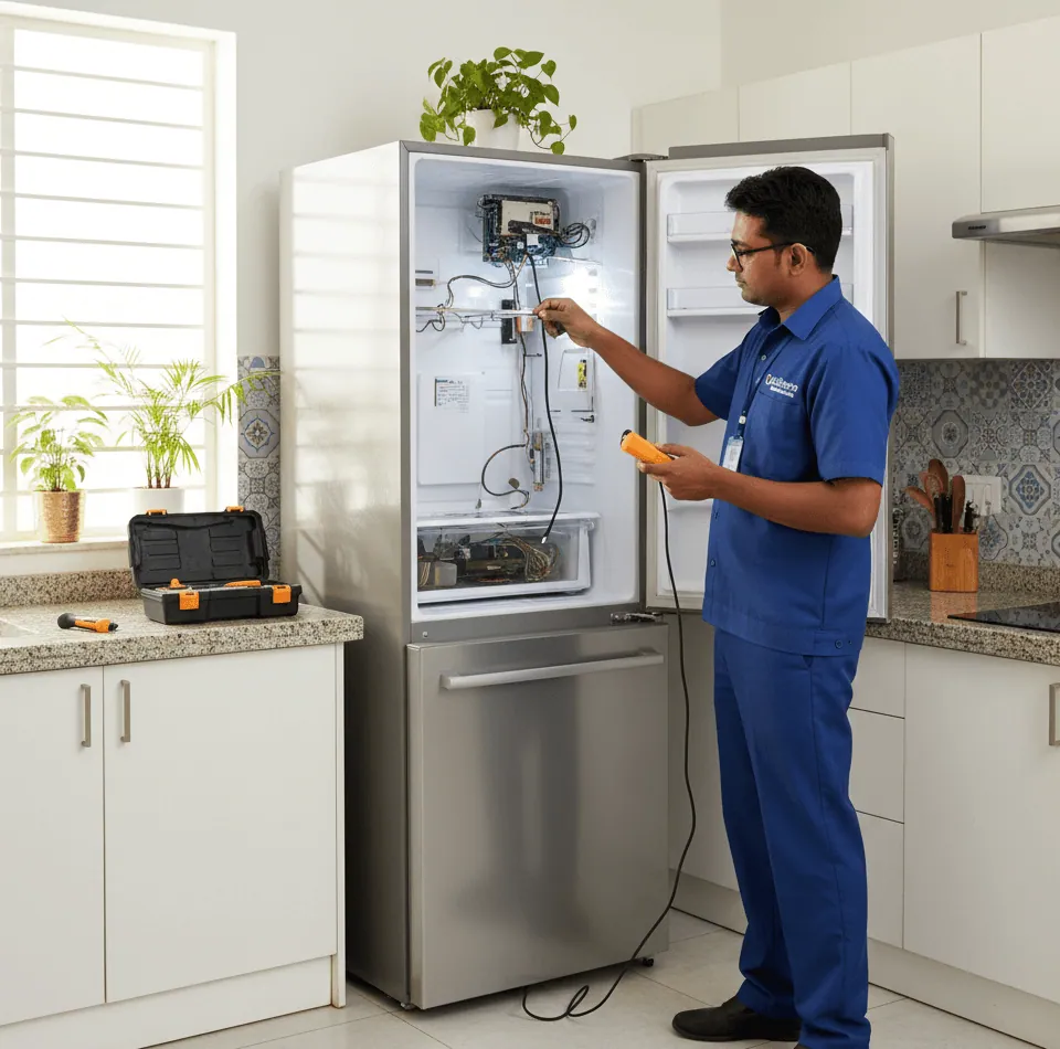 Job photo — fridge repair